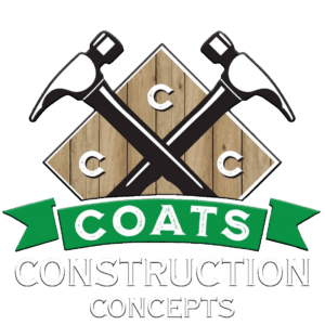 Coats Construction Concepts Logo Of Two Hammers