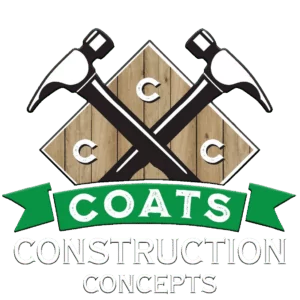 Coats Construction Concepts Logo Of Two Hammers