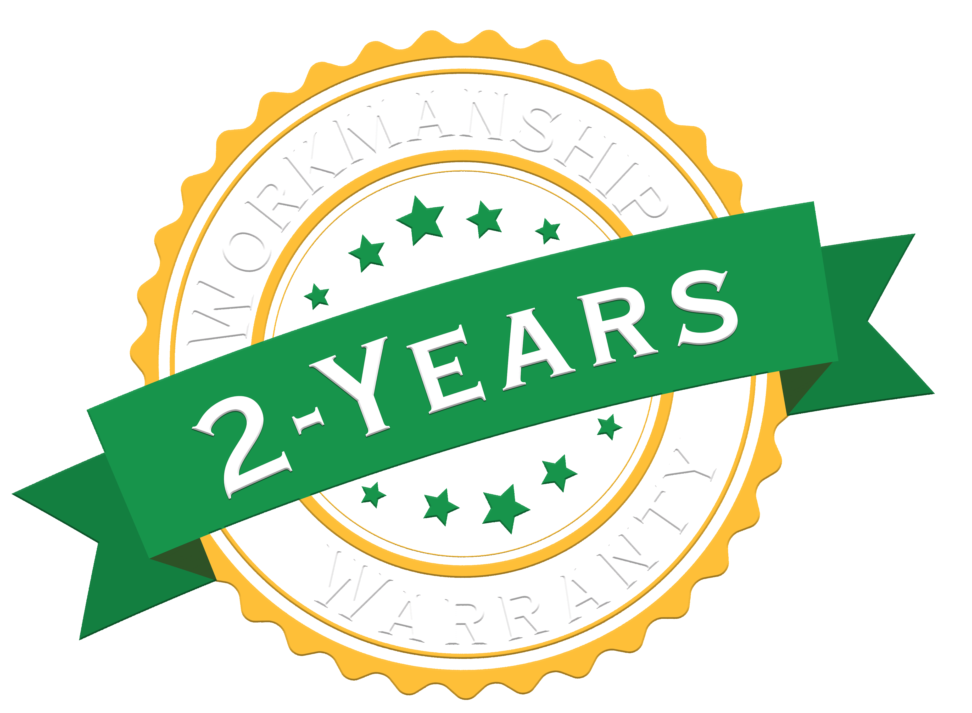 2 year workmanship warranty