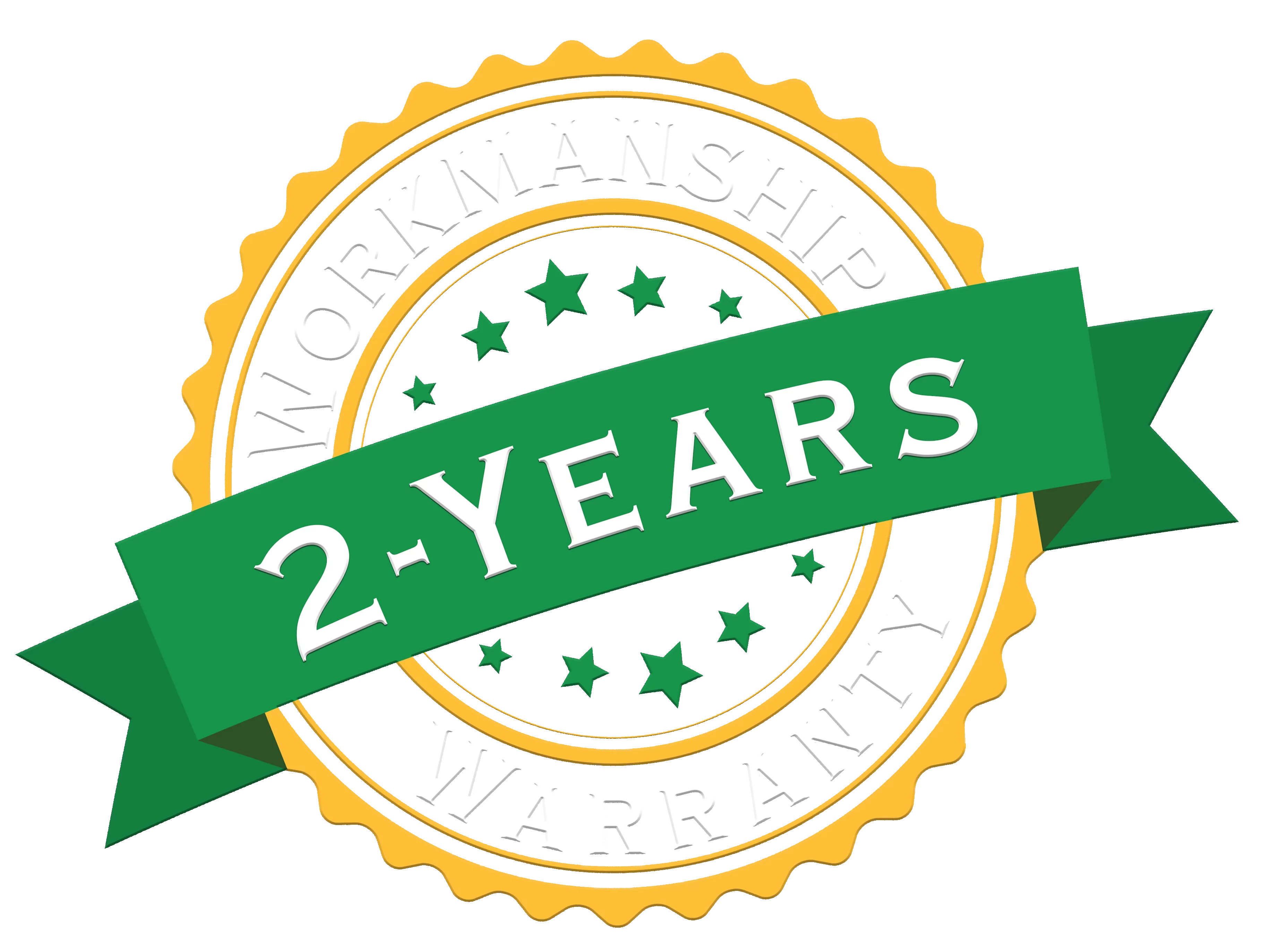 2 year workmanship warranty