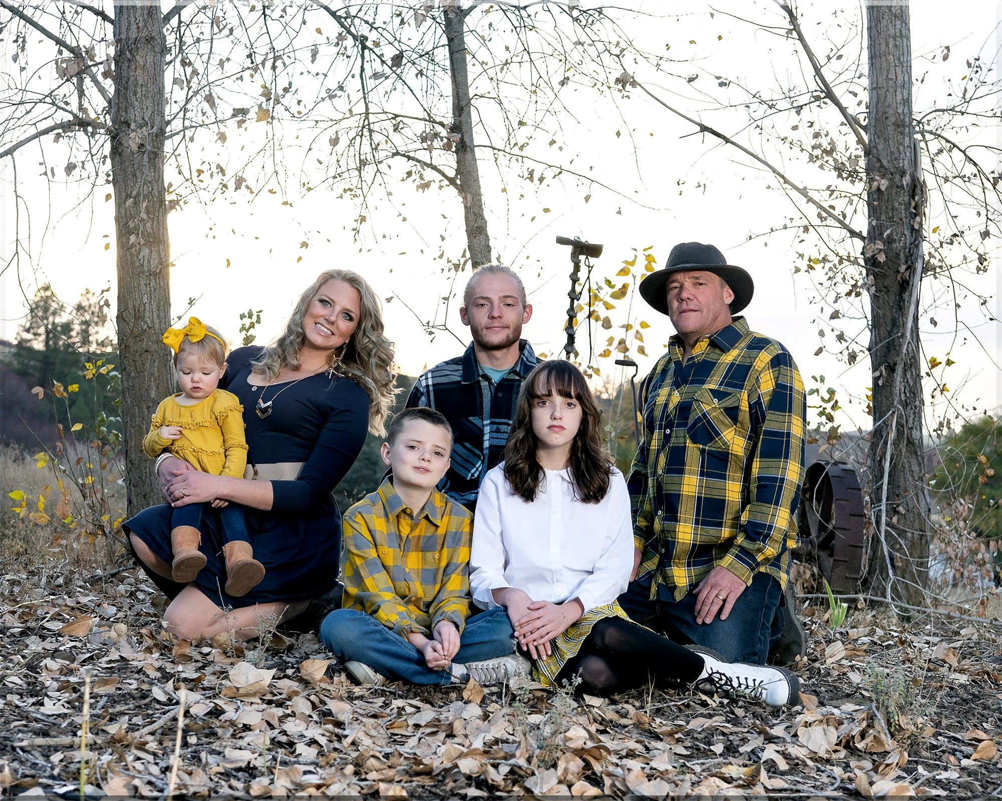 Darren Coats with his family, owners of Coats Construction Concepts