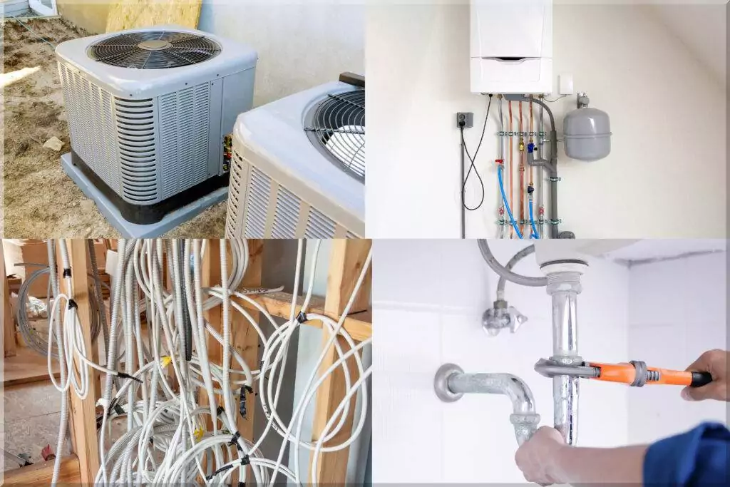 How To Estimate Your New Home Construction Costs- Major systems - Coats Construction Concepts LLC Hvac, hot water, electricity and plumbing