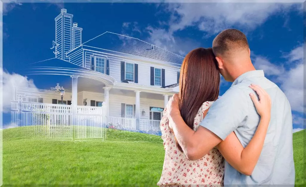 How To Estimate Your New Home Construction Costs- YOur new home - Coats Construction Concepts LLC A couple imaging their dream home.