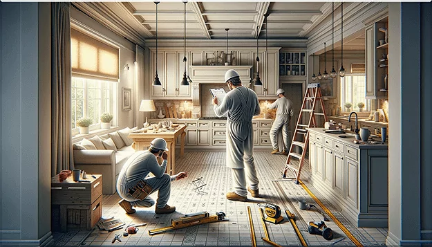 The team is doing quality checks