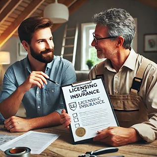 Top 5 Questions You Need To Ask Before A Remodel- Are You Licensed Insured and Experienced in This Type of Remodel - Coats Construction Concepts LLC The company going of their licensed and insurance
